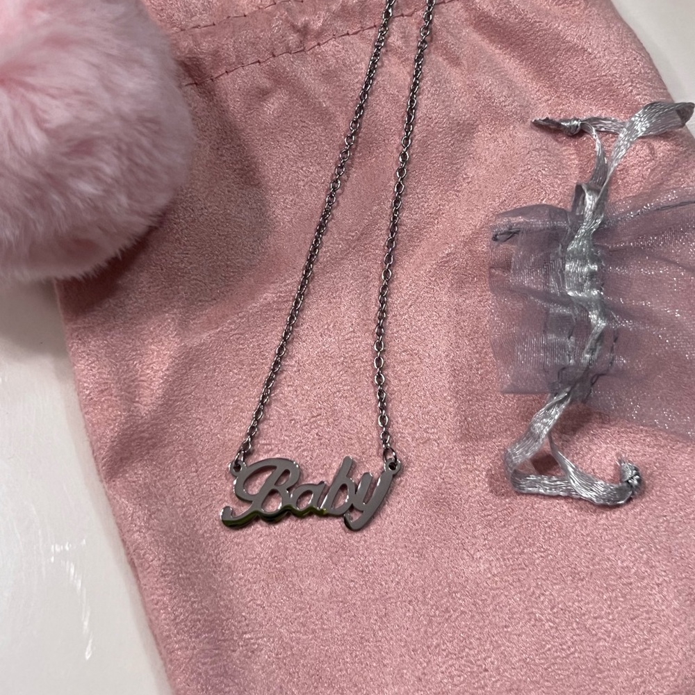 Silver Baby Necklace